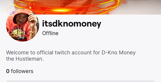 D-Kno Money joins twitch community